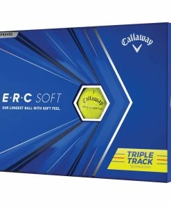 Callaway ERC Soft Triple Track Yellow Golf Balls - Dozen