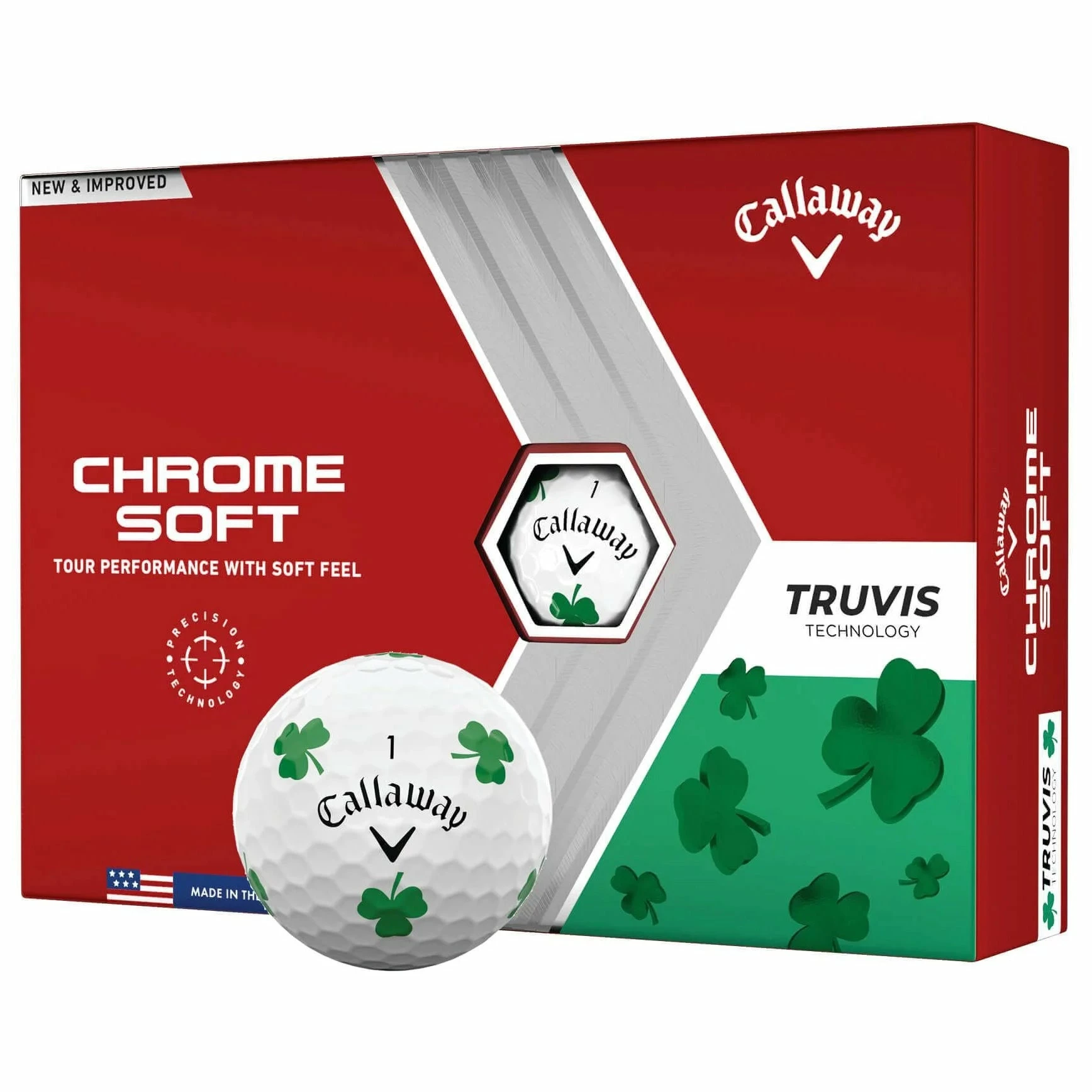 Callaway Chrome Soft Truvis Golf Balls - Dozen 3 Callaway Chrome Soft Truvis Golf Balls - Dozen - Image 3