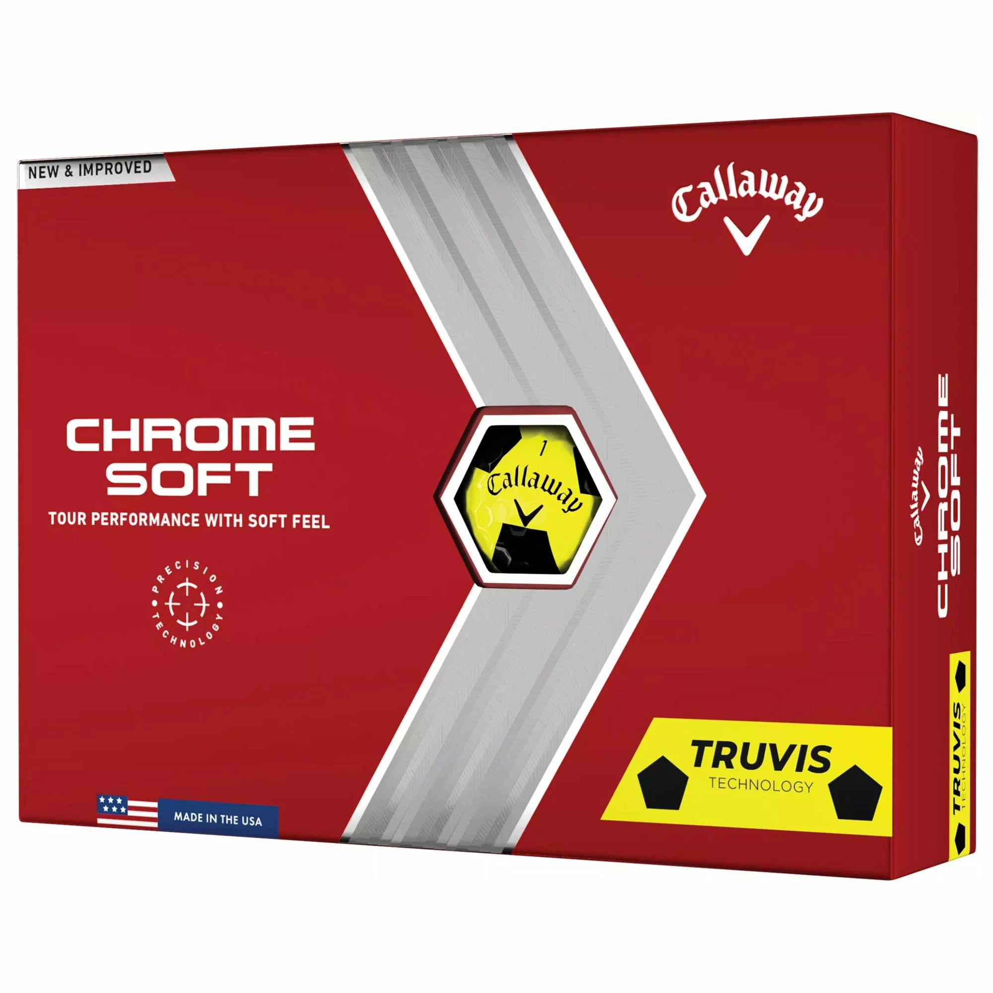 Callaway Chrome Soft Truvis Golf Balls - Dozen 4 Callaway Chrome Soft Truvis Golf Balls - Dozen - Image 4