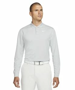 Nike Golf Nike Dri-Fit Victory Mens Long Sleeve Golf Polo 8 Nike Golf Nike Dri-Fit Victory Mens Long Sleeve Golf Polo -Golf Gloves Sales Store 26309 LTSMKEGRY077