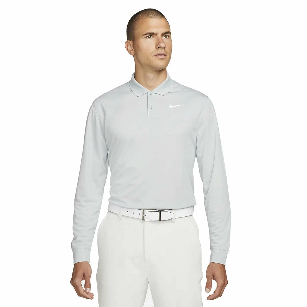 Nike Golf Nike Dri-Fit Victory Mens Long Sleeve Golf Polo 3 Nike Golf Nike Dri-Fit Victory Mens Long Sleeve Golf Polo - Image 3