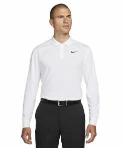 Nike Golf Nike Dri-Fit Victory Mens Long Sleeve Golf Polo 10 Nike Golf Nike Dri-Fit Victory Mens Long Sleeve Golf Polo -Golf Gloves Sales Store 26309 WHITE100