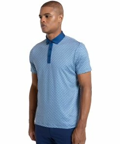Redvanly Amherst Classic Blue Mens Golf Polo