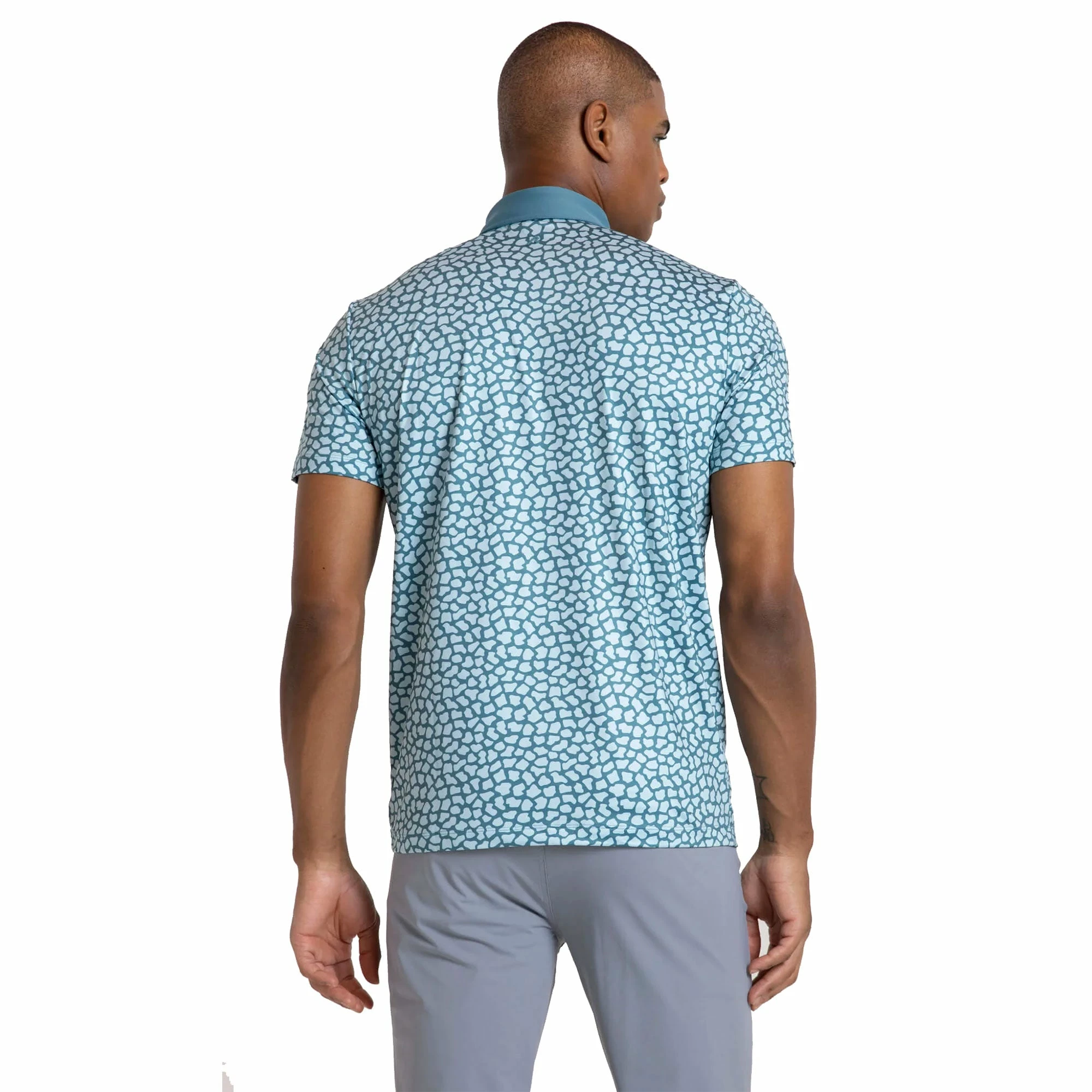Redvanly Brooks Slate Blue Mens Golf Polo 2 Redvanly Brooks Slate Blue Mens Golf Polo - Image 2