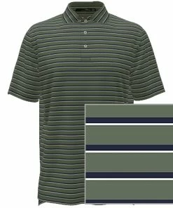 Polo Ralph Lauren RLX Ralph Lauren Featherweight Airflow Jersey Cargo Green Multi Mens Golf Polo