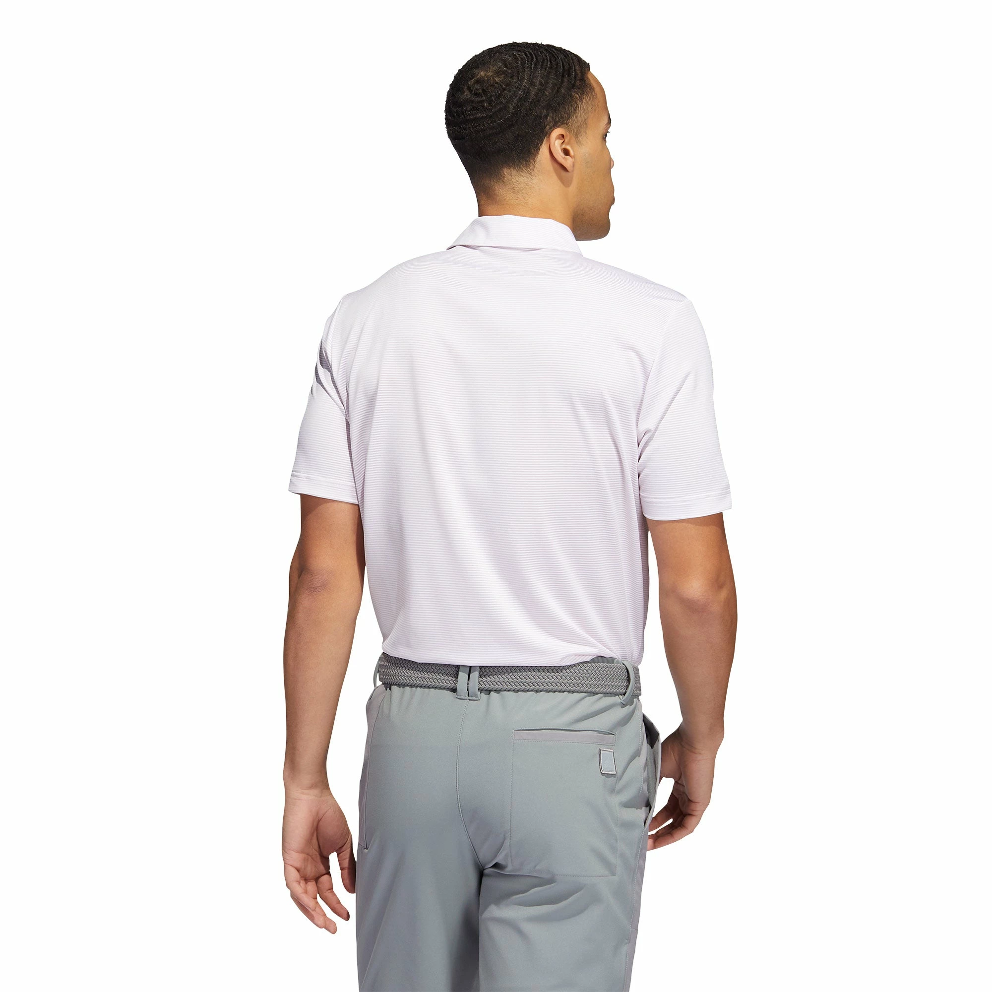 Adidas Golf Adidas Ottoman Stripe Mens Golf Polo 2 Adidas Golf Adidas Ottoman Stripe Mens Golf Polo - Image 2