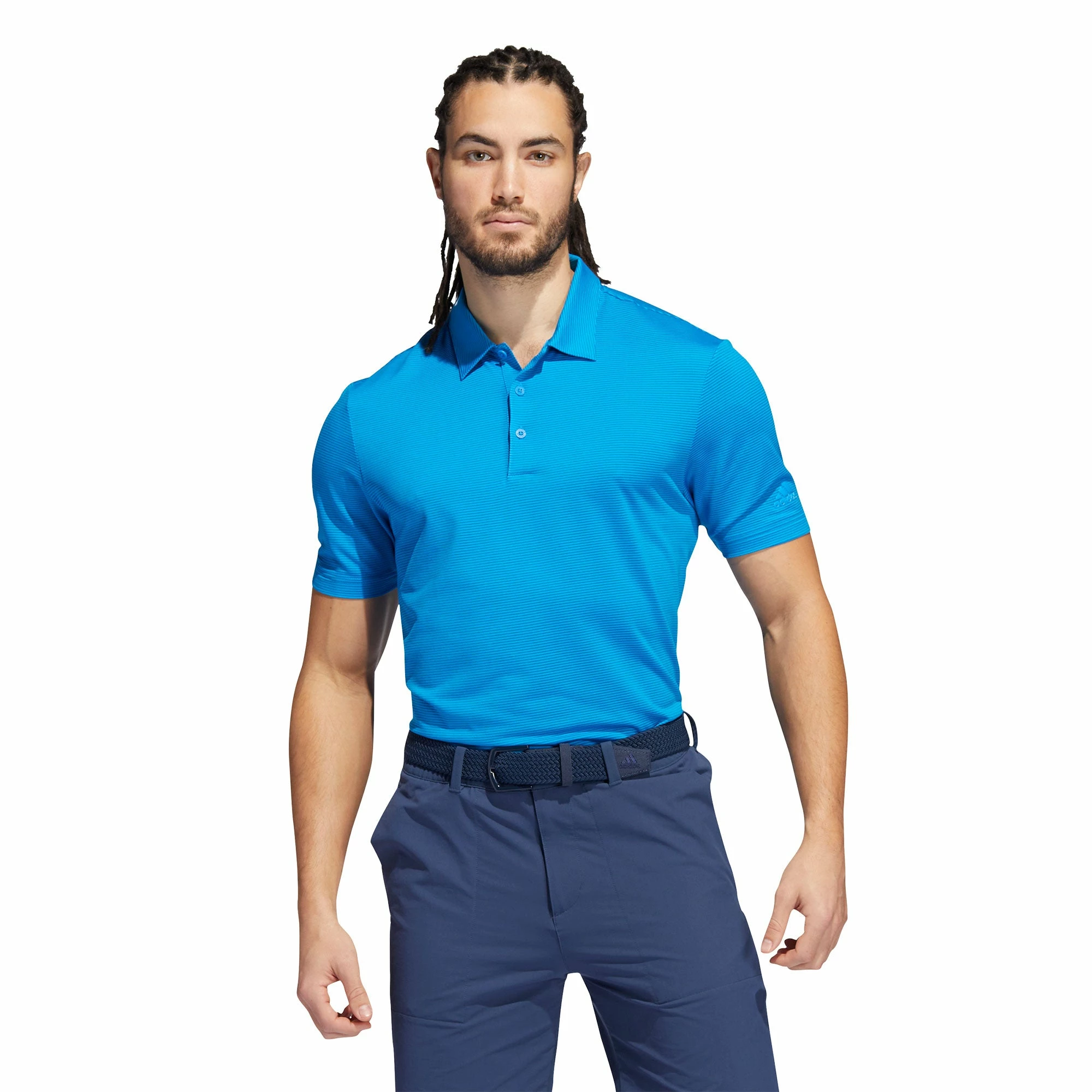 Adidas Golf Adidas Ottoman Stripe Mens Golf Polo 3 Adidas Golf Adidas Ottoman Stripe Mens Golf Polo - Image 3