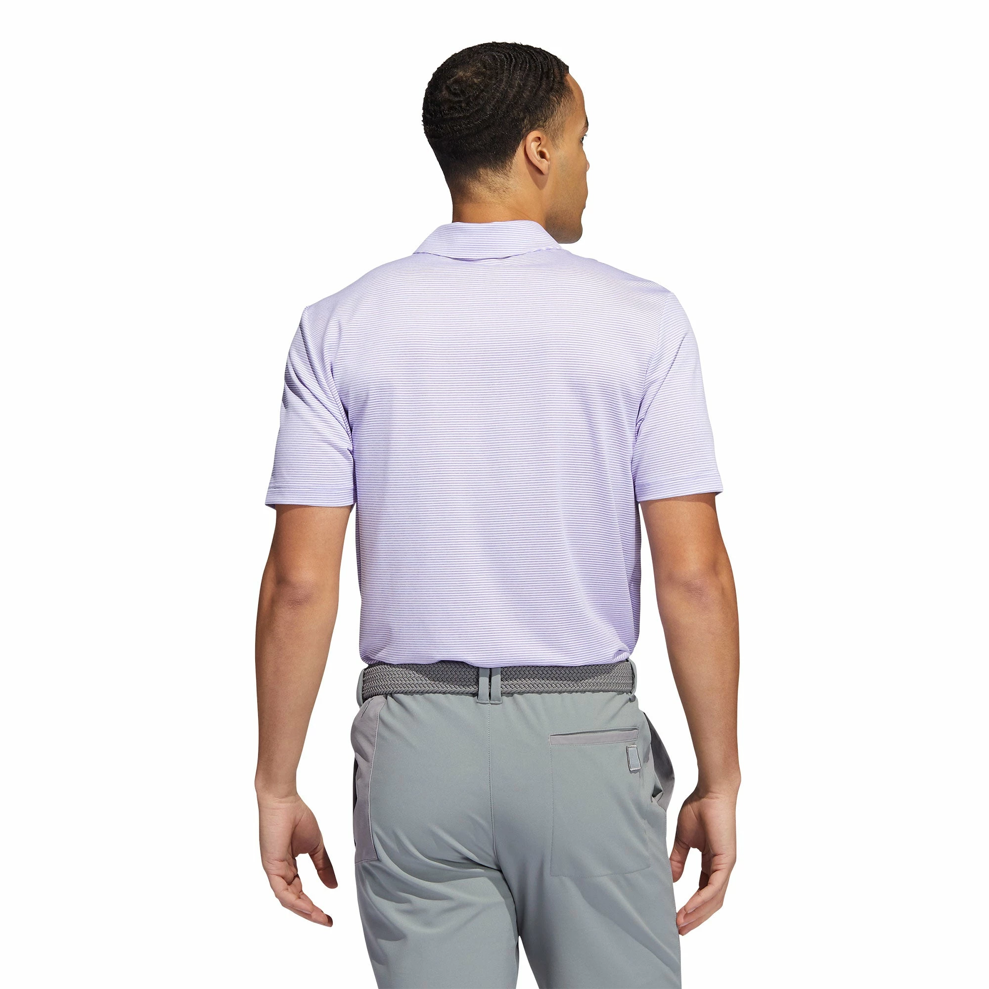 Adidas Golf Adidas Ottoman Stripe Mens Golf Polo 6 Adidas Golf Adidas Ottoman Stripe Mens Golf Polo - Image 6