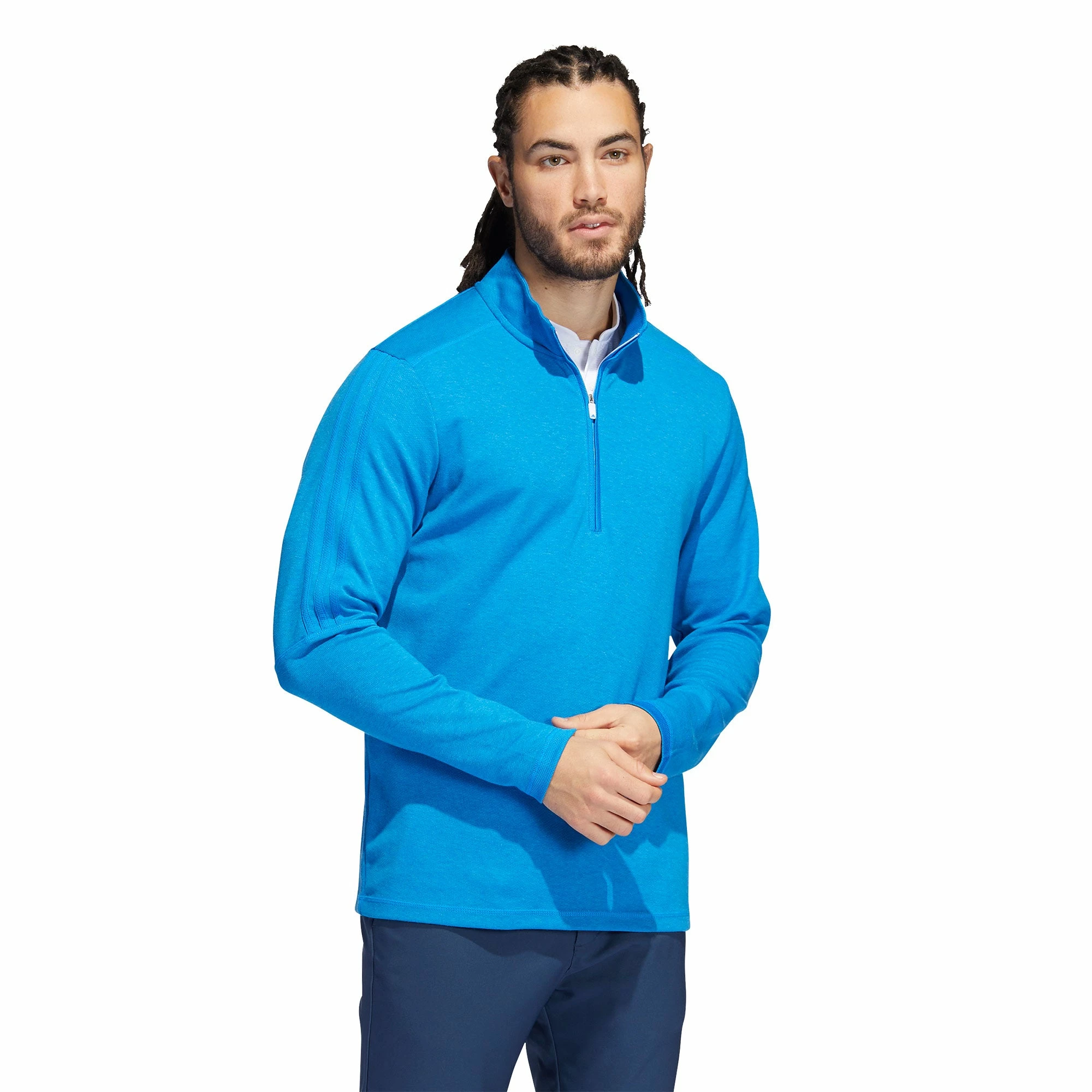Adidas Golf Adidas Three Stripes Mens Golf 1/4 Zip 1 Adidas Golf Adidas Three Stripes Mens Golf 1/4 Zip