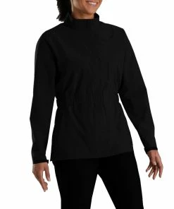 FootJoy HydroLite Black Womens Golf Rain Jacket