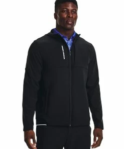 Under Armour Storm Daytona Mens Golf Jacket 2022 -Golf Gloves Sales Store 27113 BLACK001