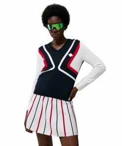 J.Lindeberg J. Lindeberg Celine Knitted Navy Womens Golf Sweater
