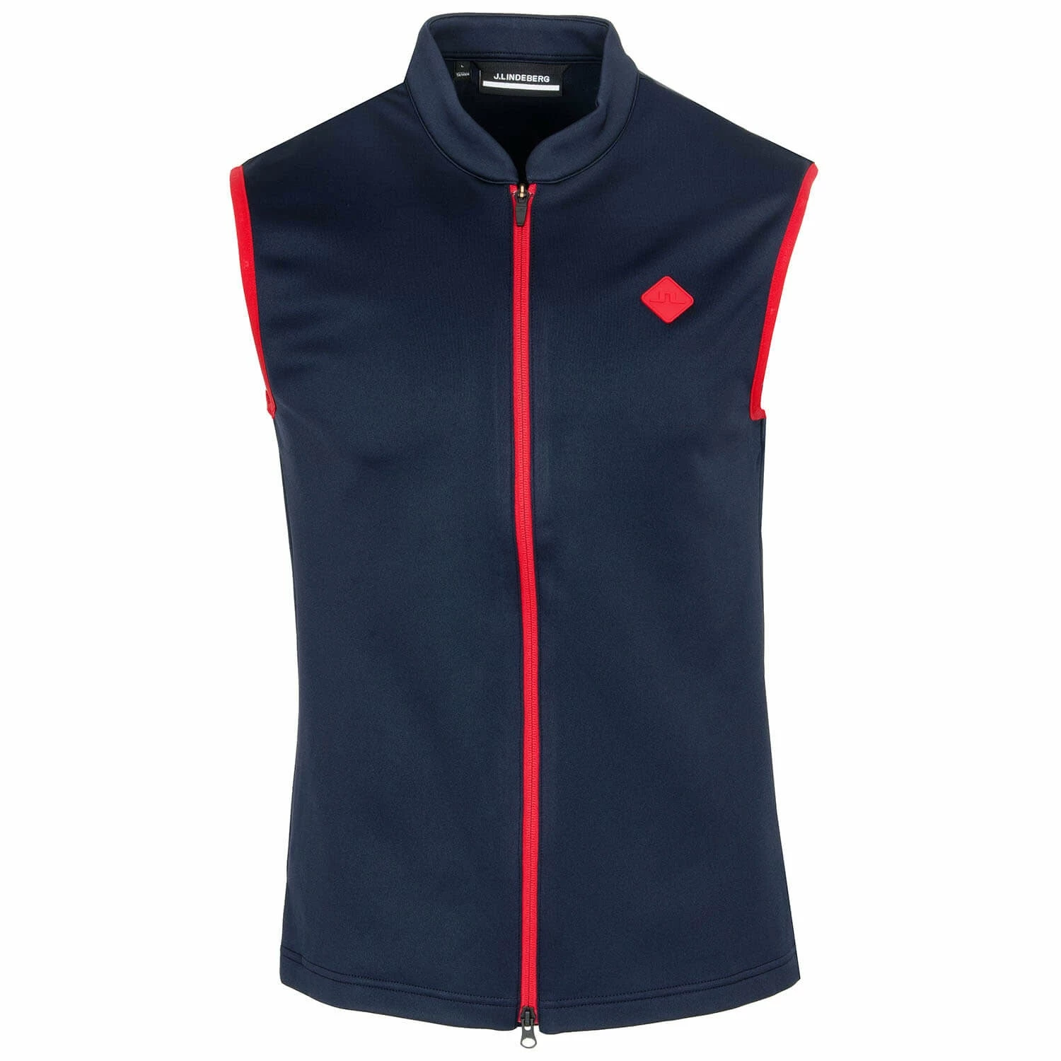 J.Lindeberg J. Lindeberg Neso Mid Layer Navy Mens Golf Vest 1 J.Lindeberg J. Lindeberg Neso Mid Layer Navy Mens Golf Vest