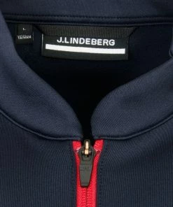 J.Lindeberg J. Lindeberg Neso Mid Layer Navy Mens Golf Vest 5 J.Lindeberg J. Lindeberg Neso Mid Layer Navy Mens Golf Vest -Golf Gloves Sales Store 30680 JLNAVY6855 2