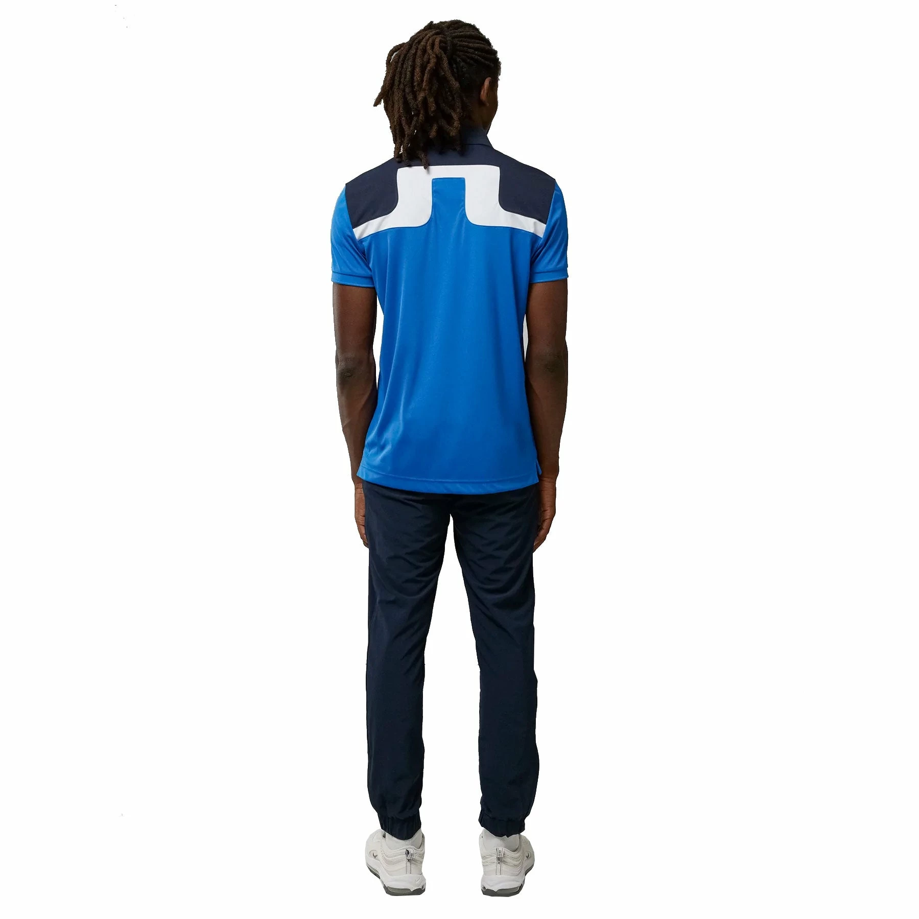 J.Lindeberg J. Lindeberg Jeff Regular Fit Nautical Blue Mens Golf Polo 2 J.Lindeberg J. Lindeberg Jeff Regular Fit Nautical Blue Mens Golf Polo - Image 2