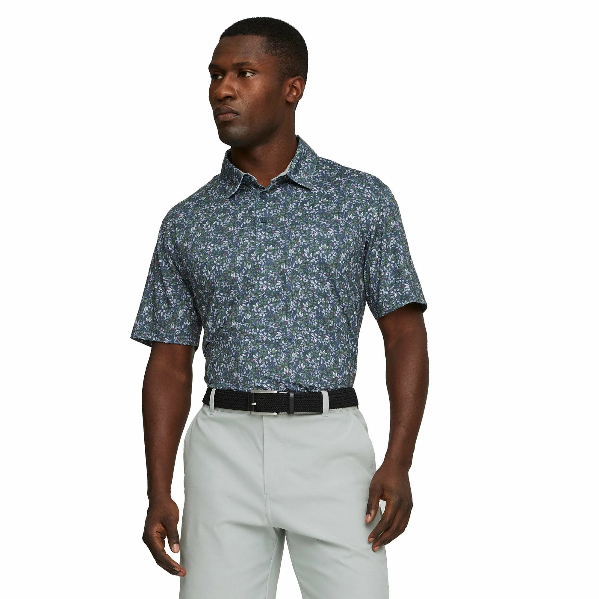 PUMA Golf Puma Mattr Florals Mens Golf Polo 1 PUMA Golf Puma Mattr Florals Mens Golf Polo
