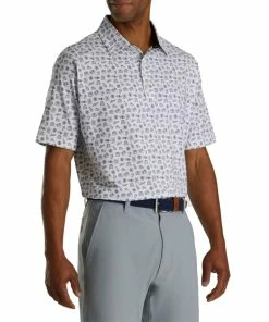 FootJoy Travel Print Mens Golf Polo