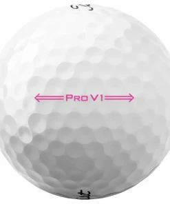 Titleist Pro V1 Pink Numbers Golf Balls - Dozen -Golf Gloves Sales Store 85026 2