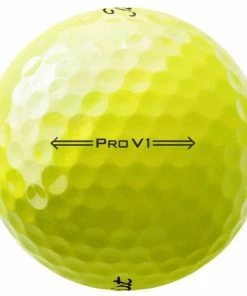 Titleist Pro V1 Yellow Golf Balls - Dozen -Golf Gloves Sales Store 85040 2