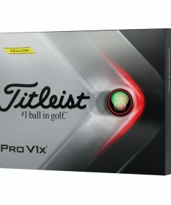 Titleist Pro V1x Yellow Golf Balls - Dozen