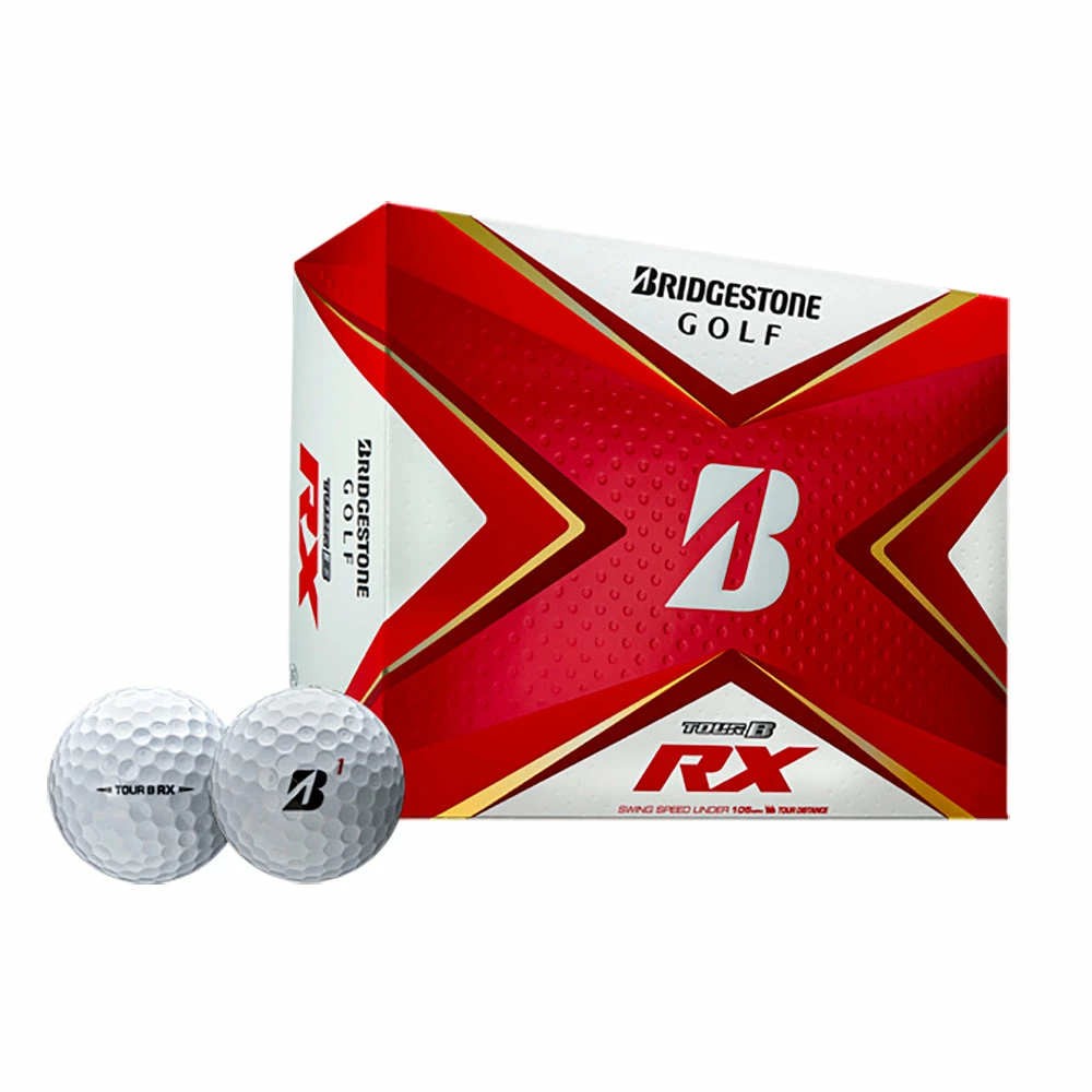 Bridgestone Tour B RX White Golf Balls - Dozen 2019 1 Bridgestone Tour B RX White Golf Balls - Dozen 2019