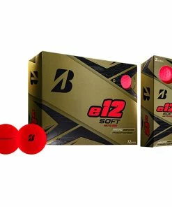 Bridgestone E12 SOFT Red Golf Balls - Dozen