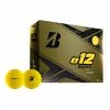 Bridgestone E12 SOFT Matte Yellow Golf Balls - Dozen