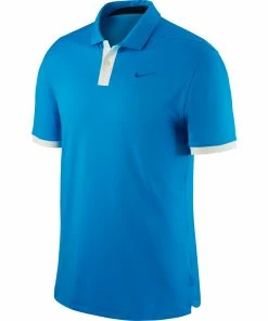 Nike Golf Nike Dri Fit Vapor Solid Mens Golf Polo -Golf Gloves Sales Store AT8890 406PHOTOBLUE
