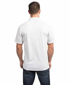 TravisMathew Classy Mens Golf Polo -Golf Gloves Sales Store CLASSY HEATHERWHITE 2