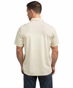 TravisMathew Classy Mens Golf Polo -Golf Gloves Sales Store CLASSY HTHPALEBANANA 2
