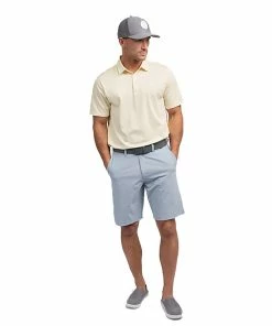 TravisMathew Classy Mens Golf Polo -Golf Gloves Sales Store CLASSY HTHPALEBANANA 3