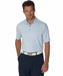 Chase 54 Drift Mens Golf Polo -Golf Gloves Sales Store ME1105 SKYLIGHT