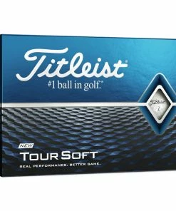 Titleist Tour Soft White Golf Balls - Dozen 2019