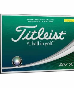 Titleist AVX Yellow Golf Balls - Dozen